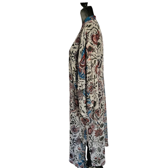 Christopher & Banks Floral Kimono OS - Picture 2 of 6